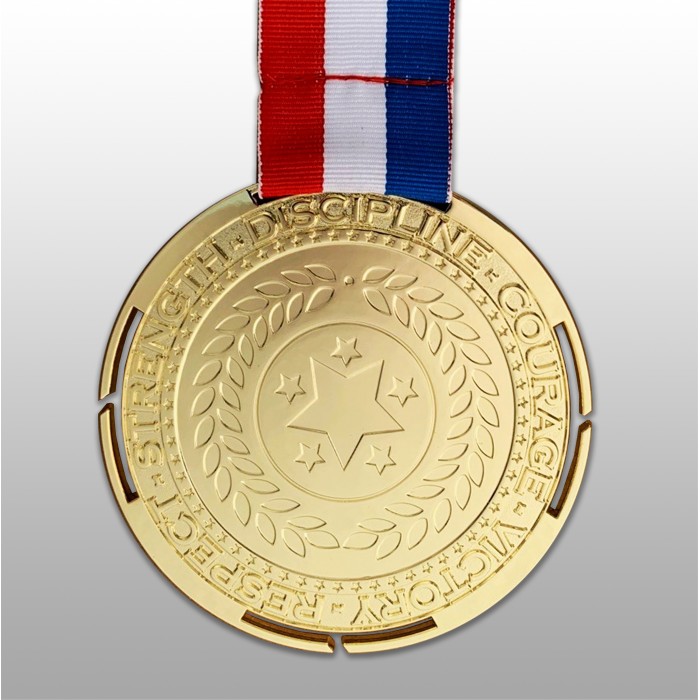 100MM MOTIVATION MEDAL (3MM THICK) - GOLD, SILVER OR BRONZE